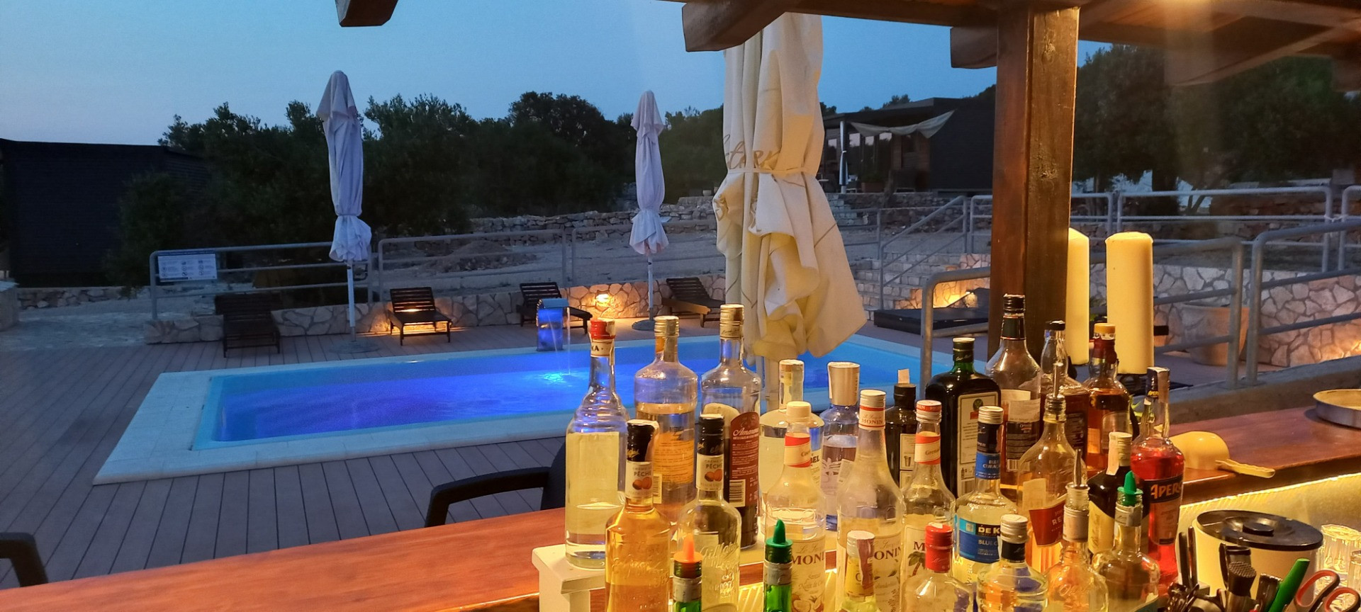 Beach Resort Bain - Žut - Kornati - Bain tavern - Modern mobile homes - Swimming pool - Beach - Children's playground, Beach resort BAIN - Žut, Kornati, Croatia Žut - Kornati