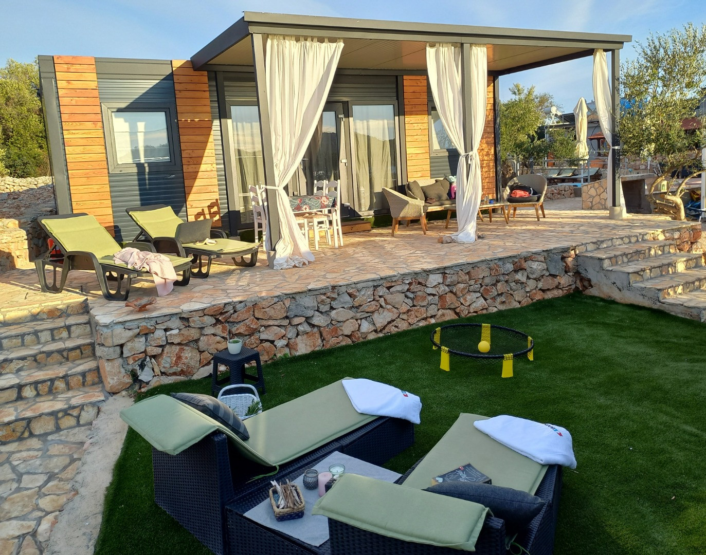 Beach Resort Bain - Žut - Kornati - Bain tavern - Modern mobile homes - Swimming pool - Beach - Children's playground, Beach resort BAIN - Žut, Kornati, Croatia Žut - Kornati